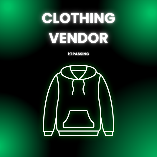 Clothing Vendor *passing*